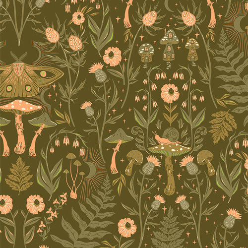 Hidden Land Moss from Hazelwood by AGF Studio for Art Gallery Fabrics