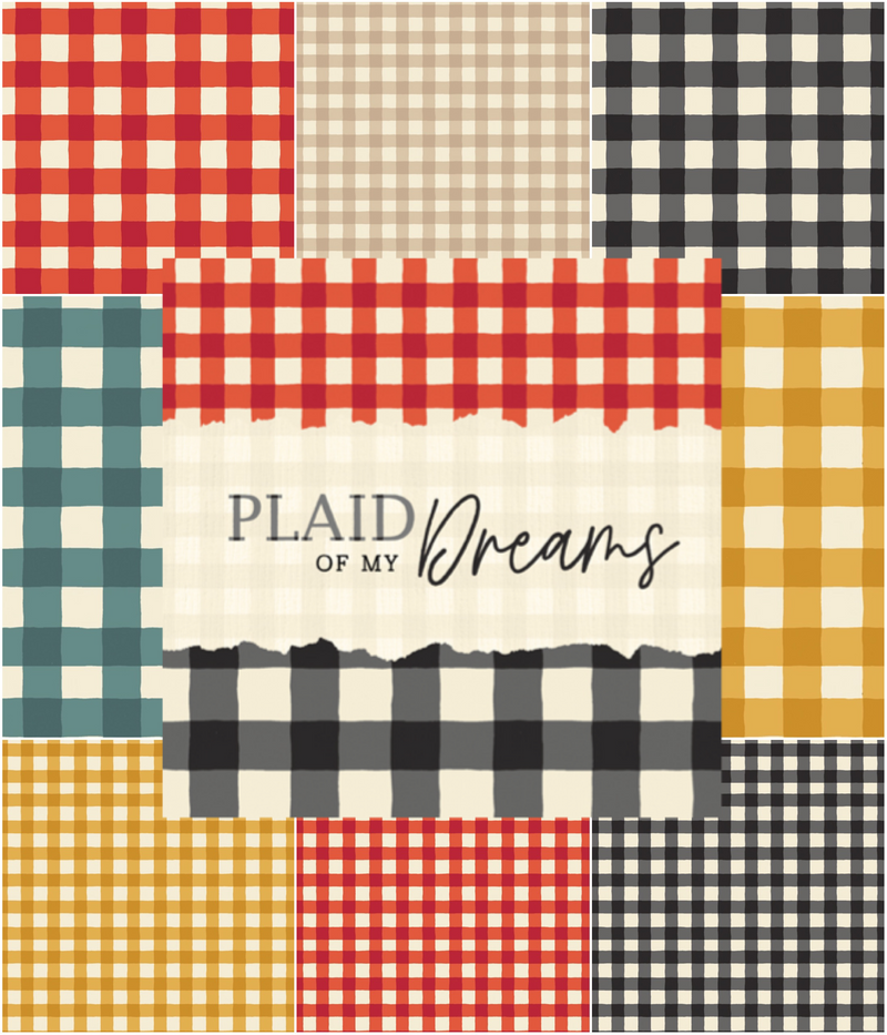 Plaid of my Dreams by Maureen Cracknell for Art Gallery Fabrics Fat Quarter Bundle