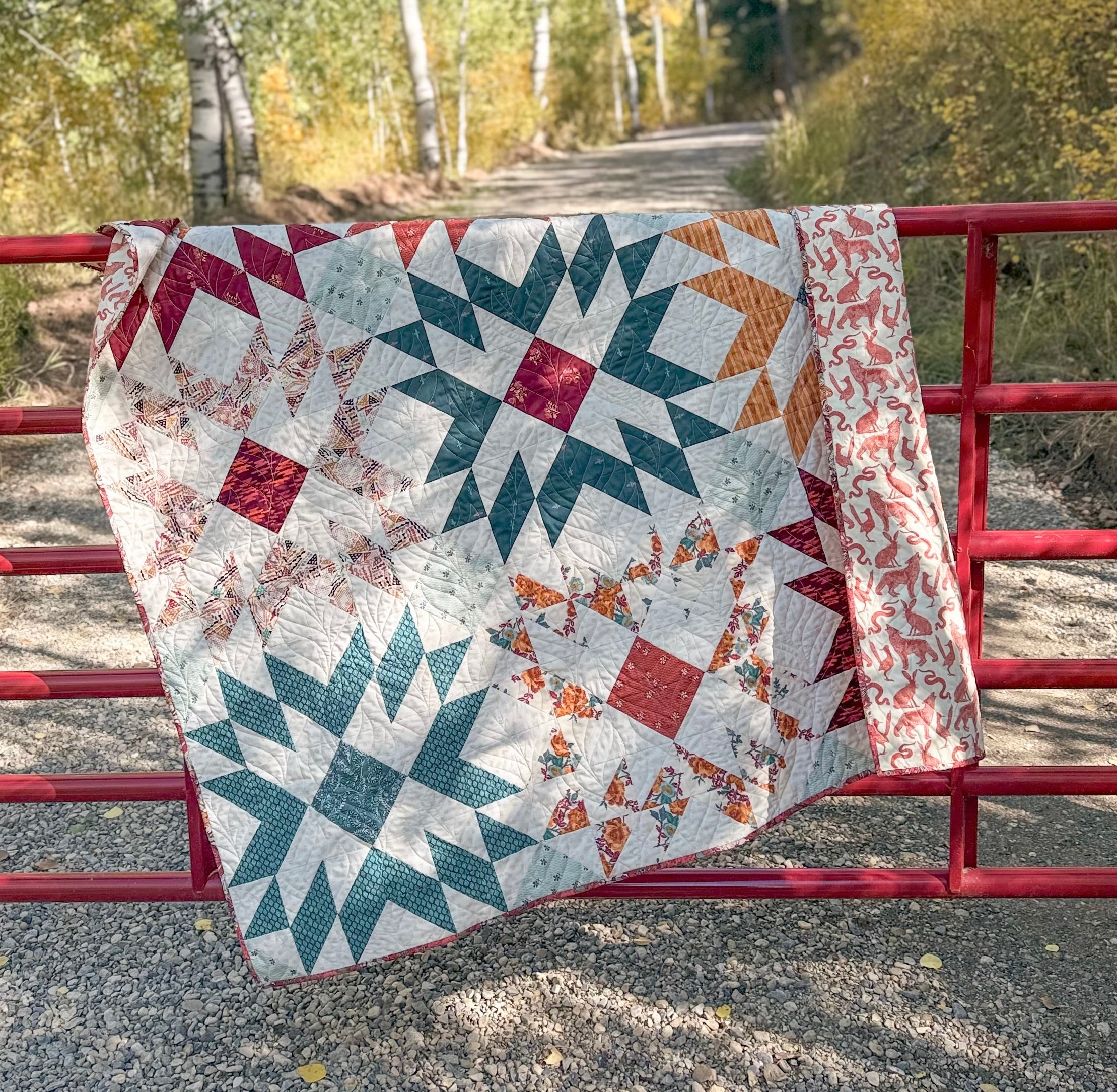 Phoenix Quilt Kit in Tumbleweed by Sharon Holland for Art