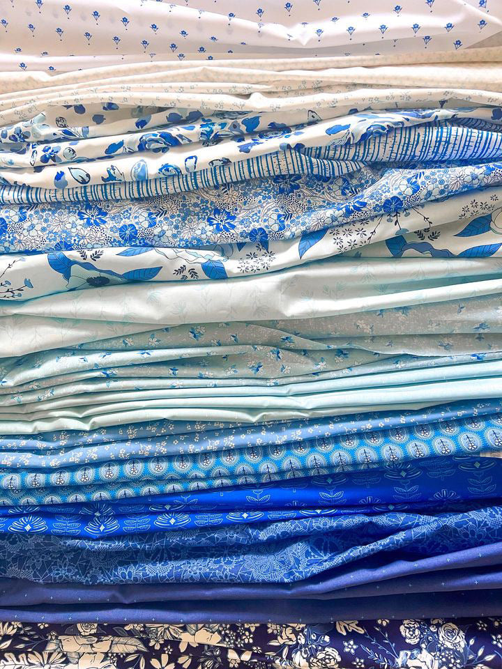 True Blue by Maureen Cracknell for Art Gallery Fabrics Fat Quarter Bundle
