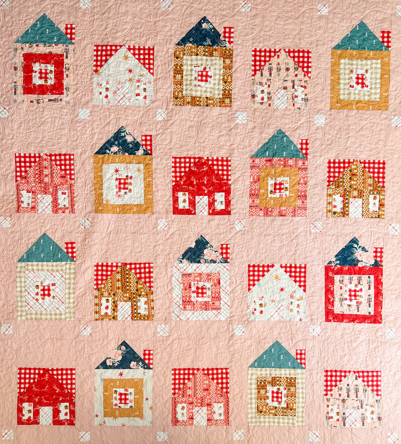 Cozy and Magical Sweet Home Quilt Kit by Maureen Cracknell and Sharon Holland