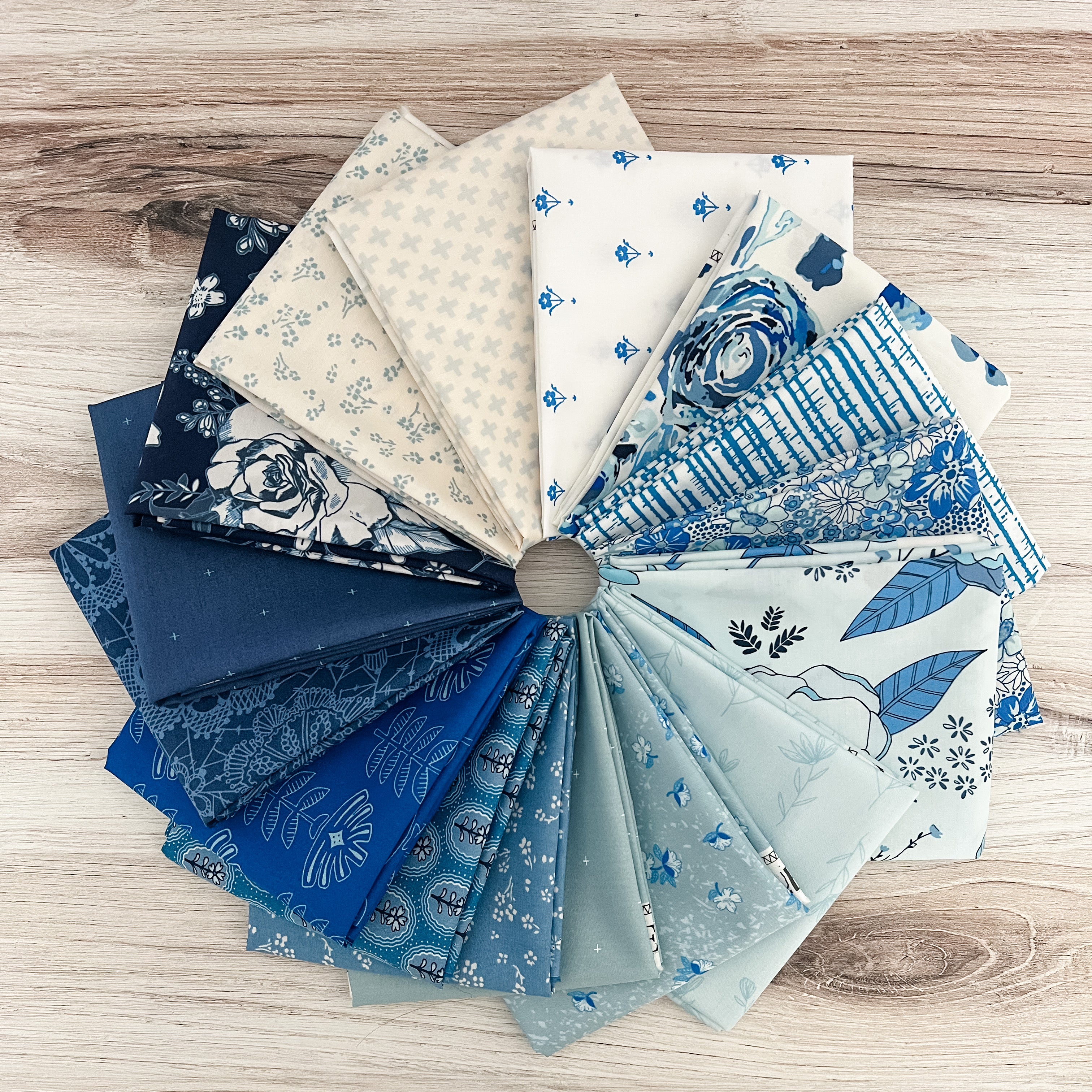 True Blue by Maureen Cracknell for Art Gallery Fabrics Fat Quarter