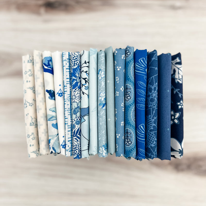 True Blue by Maureen Cracknell for Art Gallery Fabrics Fat Quarter Bundle