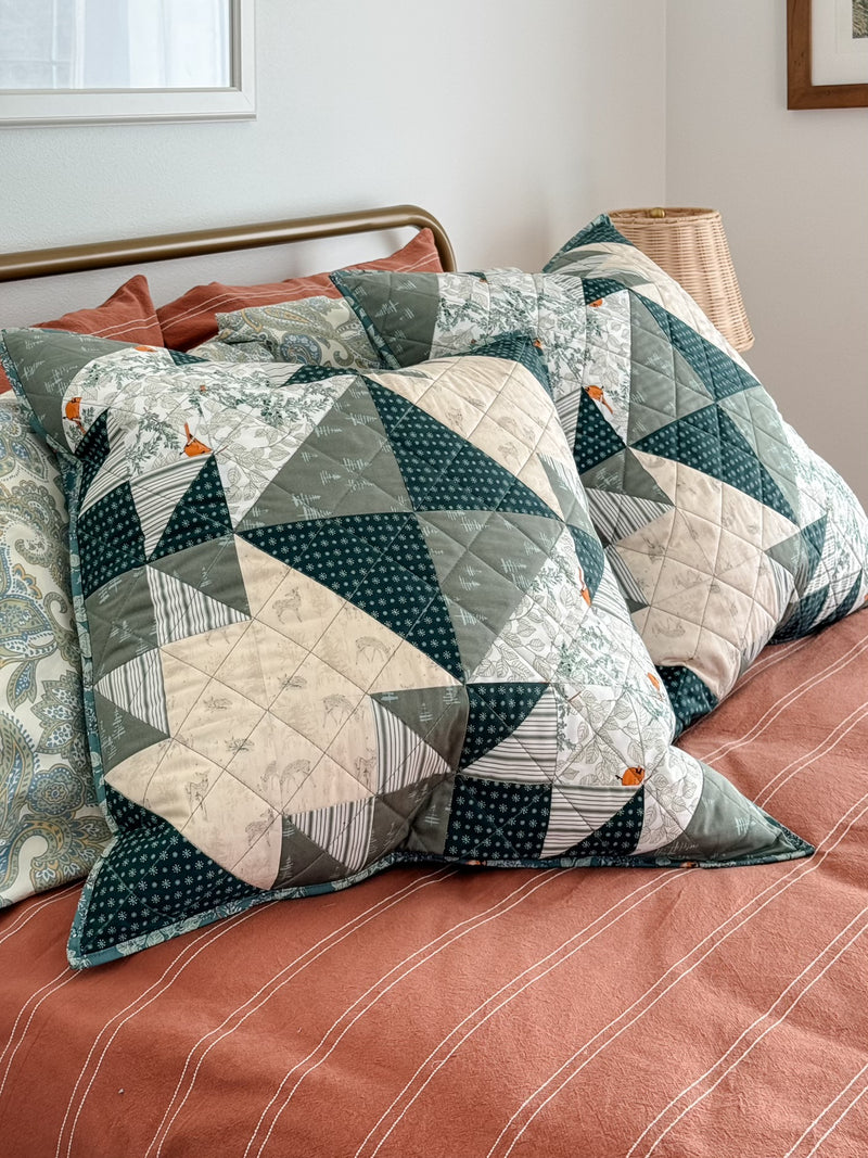 Delicate Balance Six in Flannel from Listen to Your Heart for Sweet Home Quilt Kit by Sharon Holland