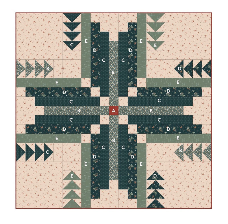 PREORDER Tall Pines Quilt Kit by Sharon Holland for Art Gallery Fabrics