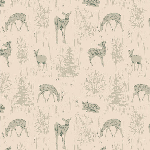 Yearling Camouflage in Flannel from Juniper by Sharon Holland for Art Gallery Fabrics