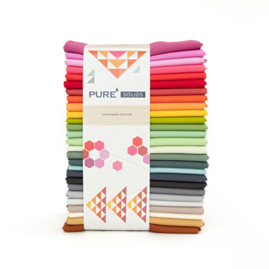 Gathering Edition Pure Solids Basics by Art Gallery Fabrics Half Yard Bundle