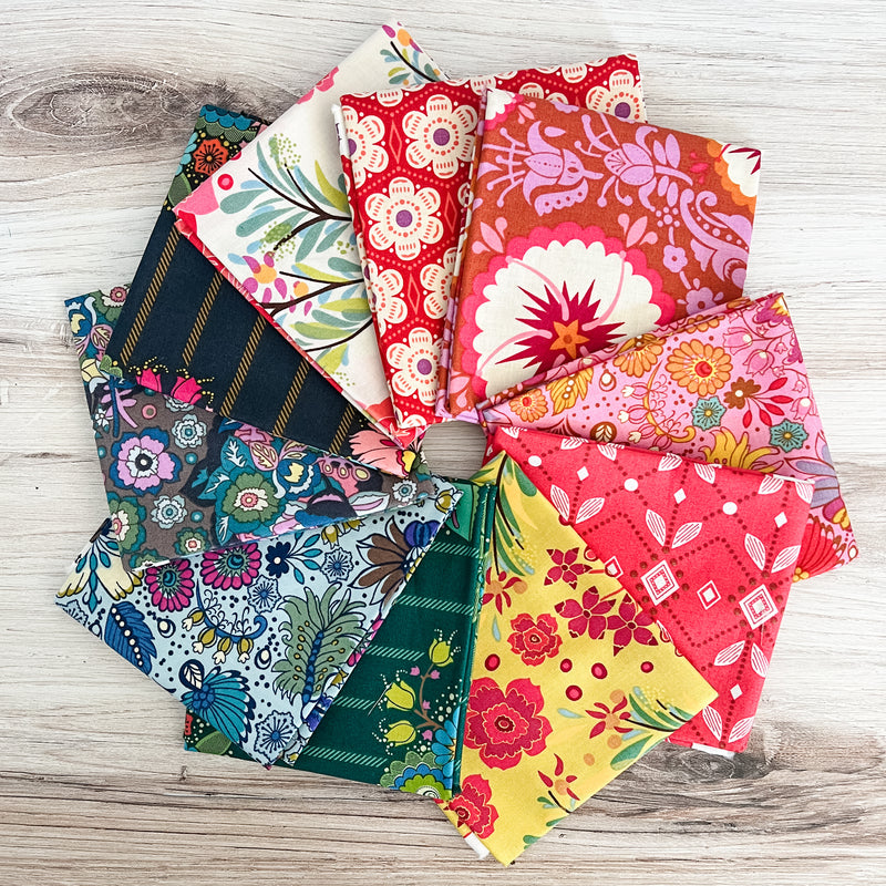 Summer in the Cotswolds by Jade Mosinski from RJR Fabrics Fat Quarter Bundle