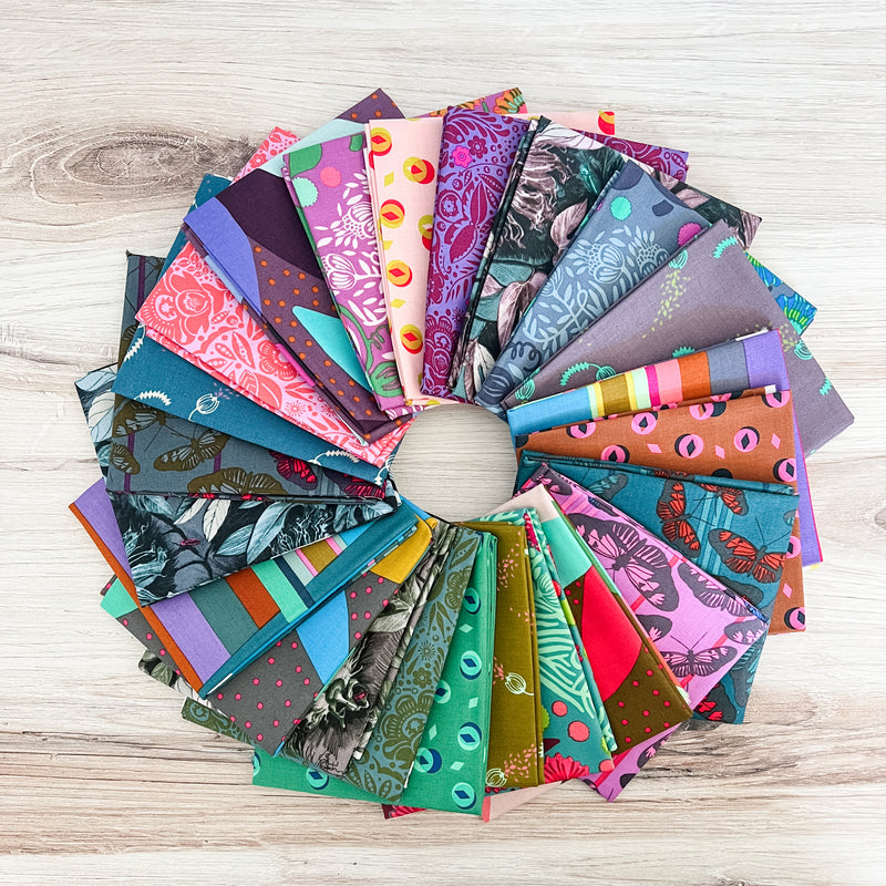 Far Far Away 3 Basics by Heather Ross for Windham Fabrics Half Yard Bundle