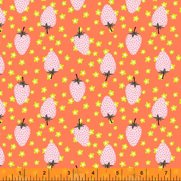 Sew Good Strawberries Purple by Deborah Fisher for Windham Fabrics