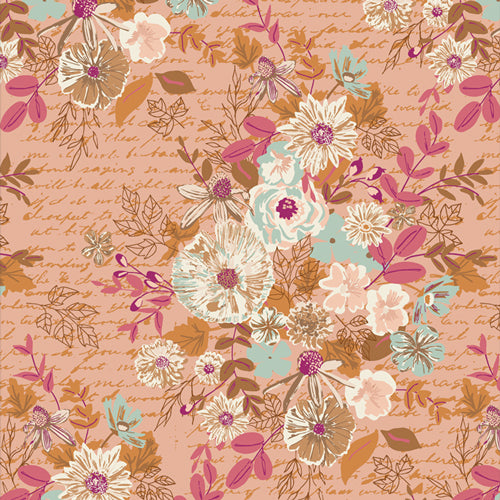Camomile Bliss Prose from Bookish by Sharon Holland for Art Gallery Fabrics