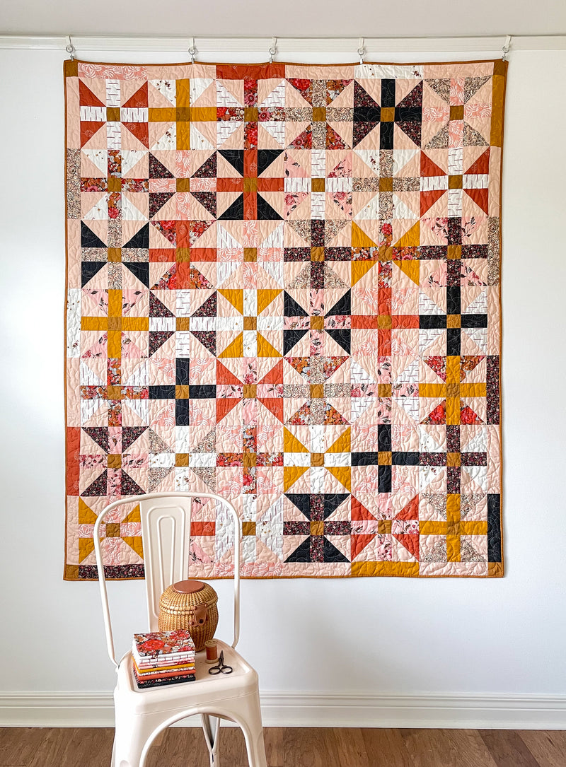 Busy Bee Designers Palette Quilt Kit by Sharon Holland Twin Size