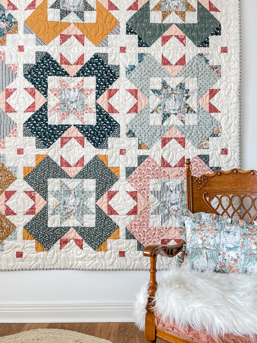 Willow Castle Garden Quilt Kit by Sharon Holland for Art Gallery Fabrics