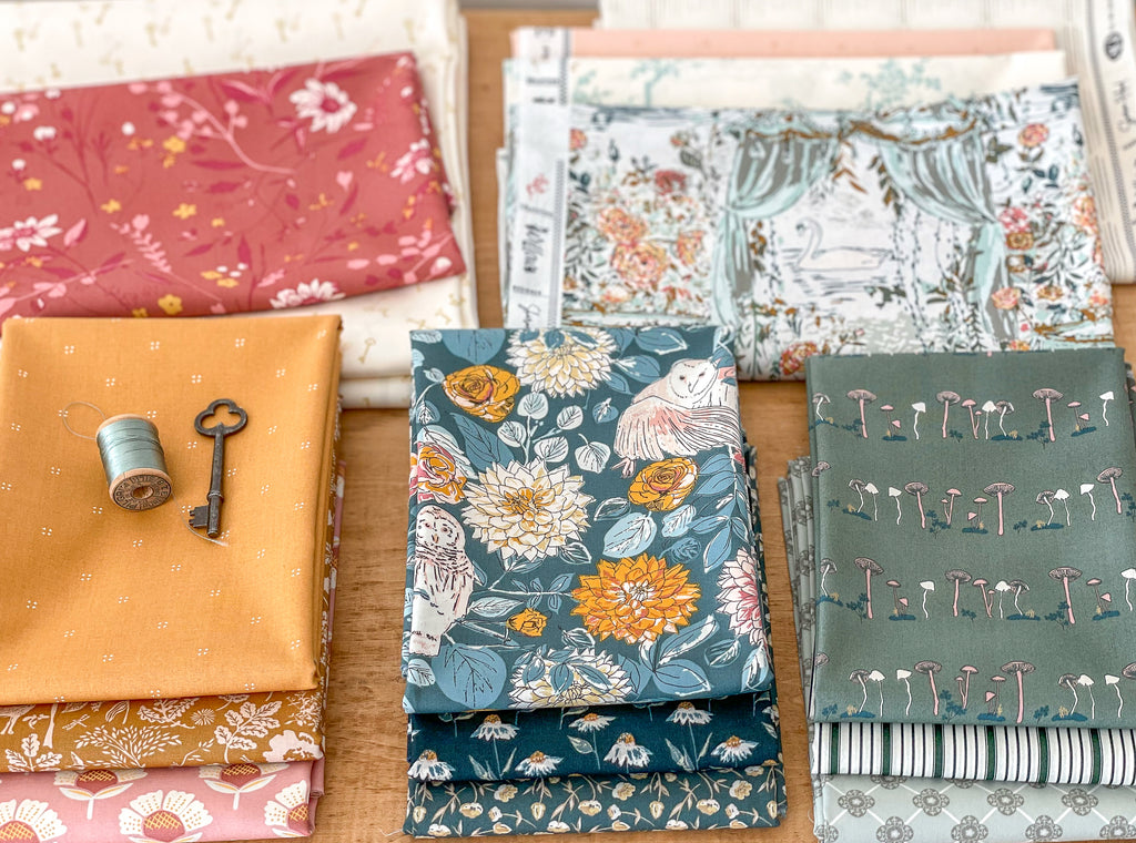 Willow Castle Garden Quilt Kit by Sharon Holland for Art Gallery Fabrics