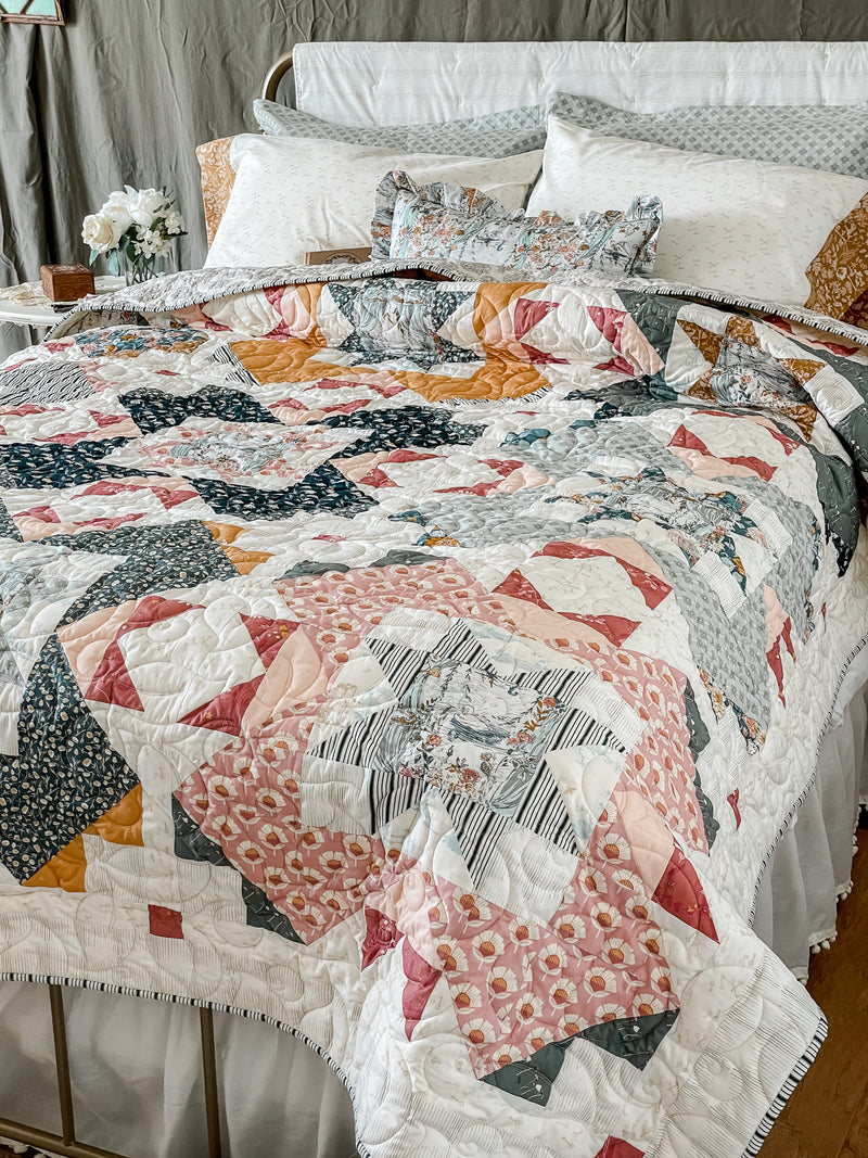 Willow Castle Garden Quilt Kit by Sharon Holland for Art Gallery Fabrics