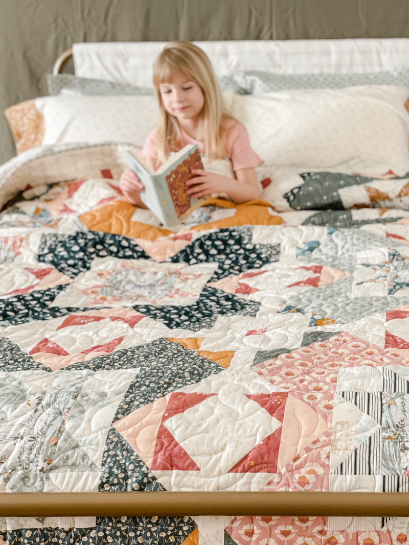 Willow Castle Garden Quilt Kit by Sharon Holland for Art Gallery Fabrics