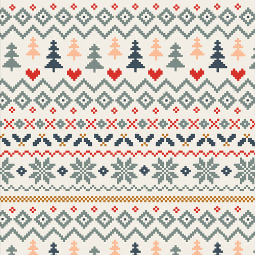 Warm & Cozy Frost in Flannel by Maureen Cracknell for Art Gallery Fabrics from Cozy and Magical