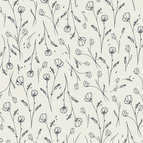 Pale Inflorescence from Woodland Keeper by Maureen Cracknell for Art Gallery Fabrics