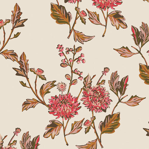 Cut Flowers Fortune Backing for Busy Bee Quilt Kit by Sharon Holland