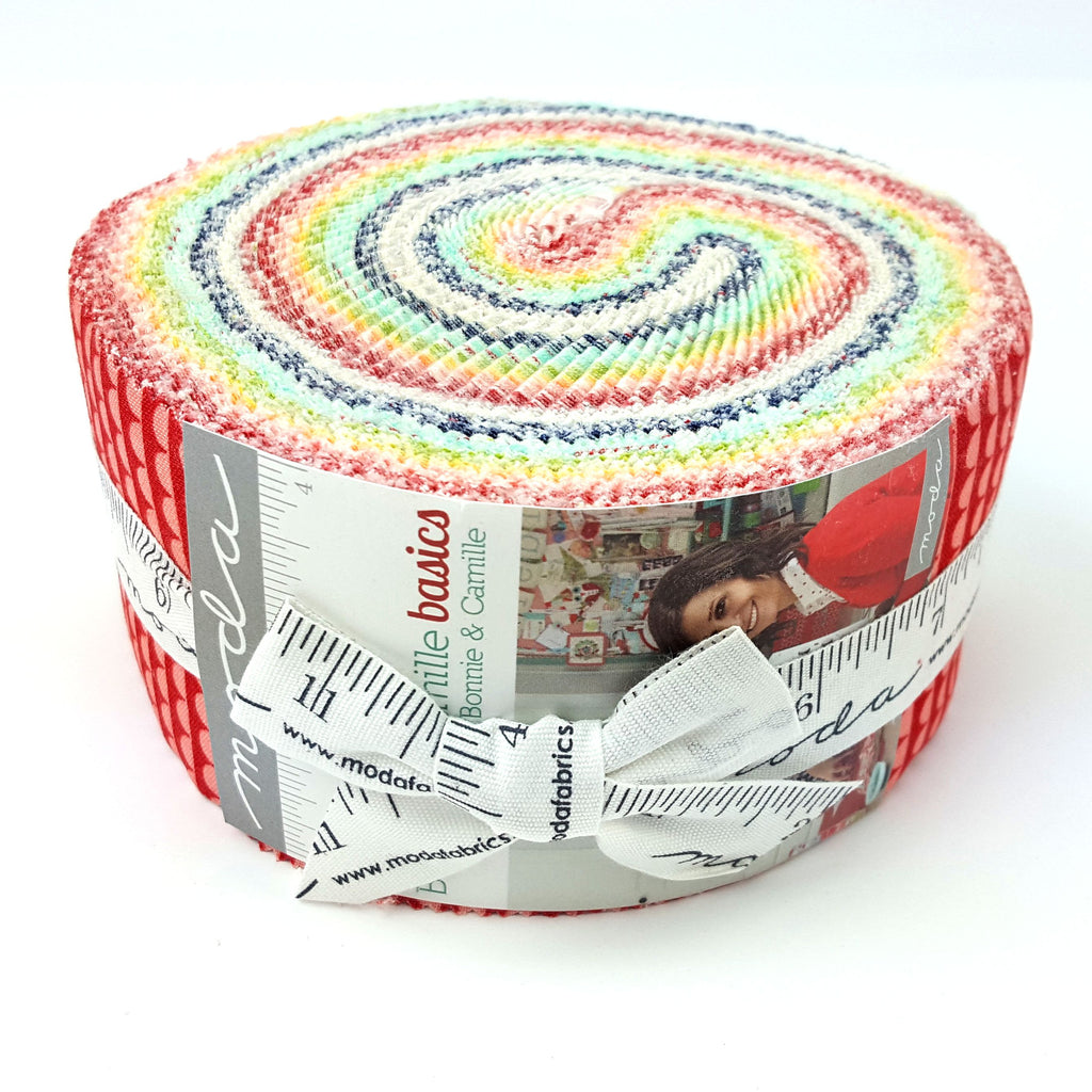 Bonnie and Camille Basics Jelly Roll for Moda