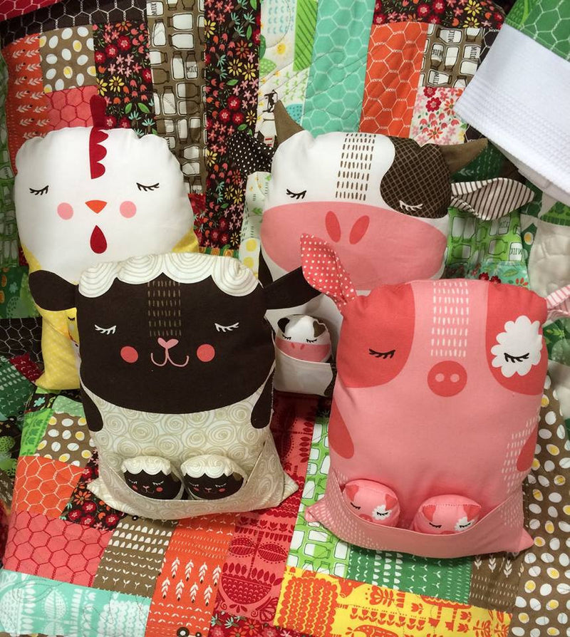 Farm Fun Doll Panel by Stacy Iest Hsu for Moda – Lady Belle Fabric