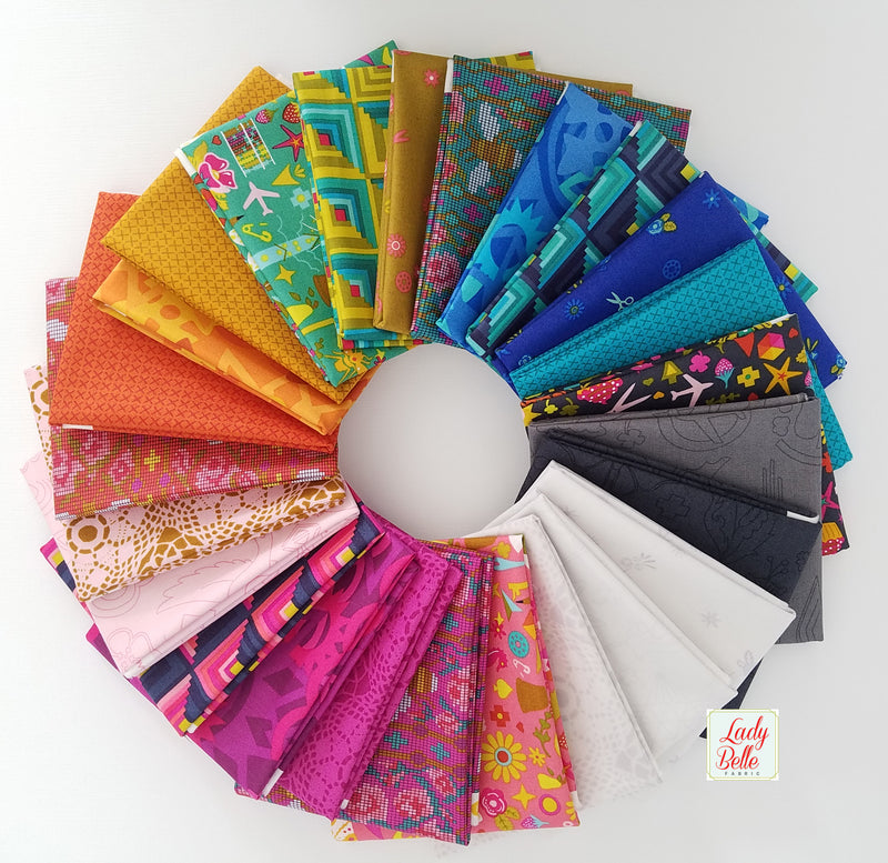 The Whisper Palette by Lizzy House for Andover Fat Quarter Bundle