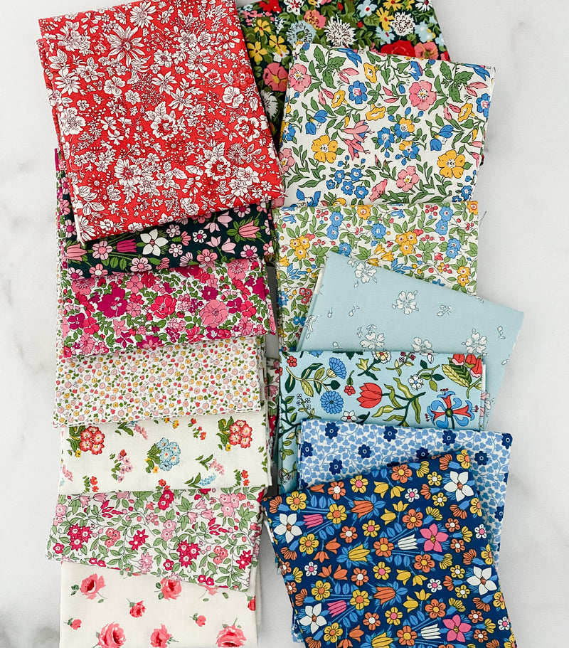 Liberty of London Flower Show Midsummer for Riley Blake Designs Half Yard Bundle