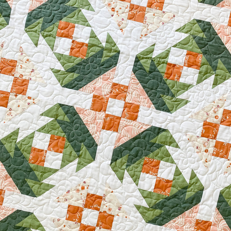Prickly Pear Quilt Kit by Sharon Holland featuring Lilliput Fabrics