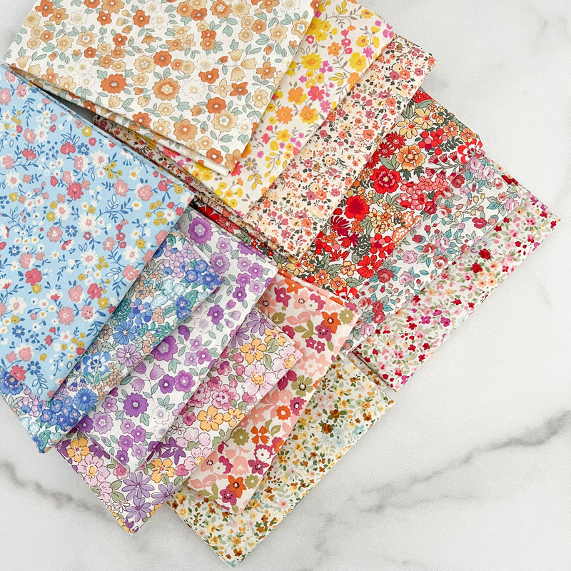 Sevenberry Florals for Robert Kaufman Fat Quarter Bundle