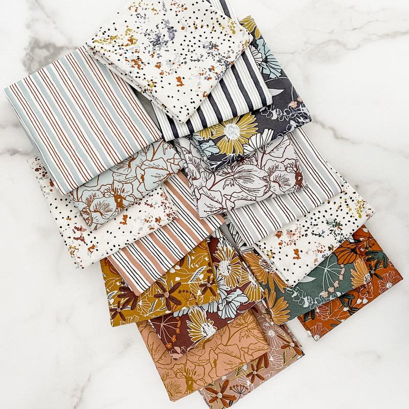 Wallflower by Hope Johnson for Cotton and Steel Fat Quarter Bundle