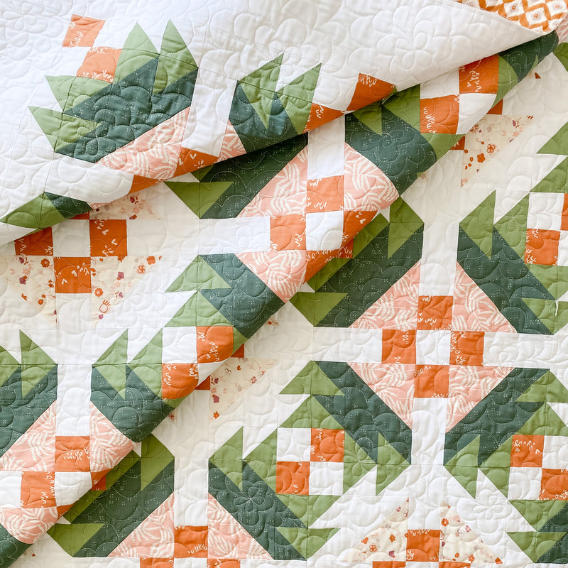 Prickly Pear Quilt Kit by Sharon Holland featuring Lilliput Fabrics