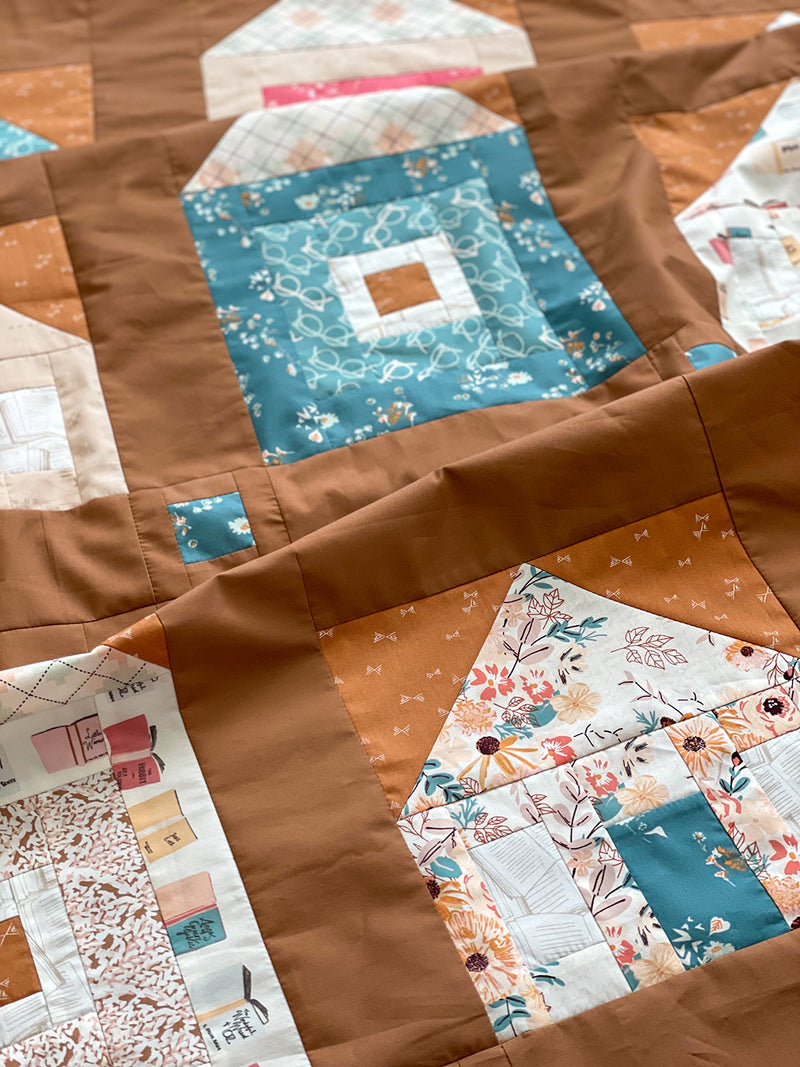 Bookish Sweet Home Quilt Kit by Sharon Holland