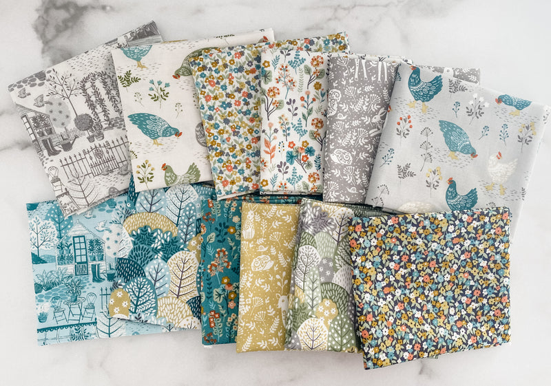 Claras Garden by Makower UK Fat Quarter Bundle