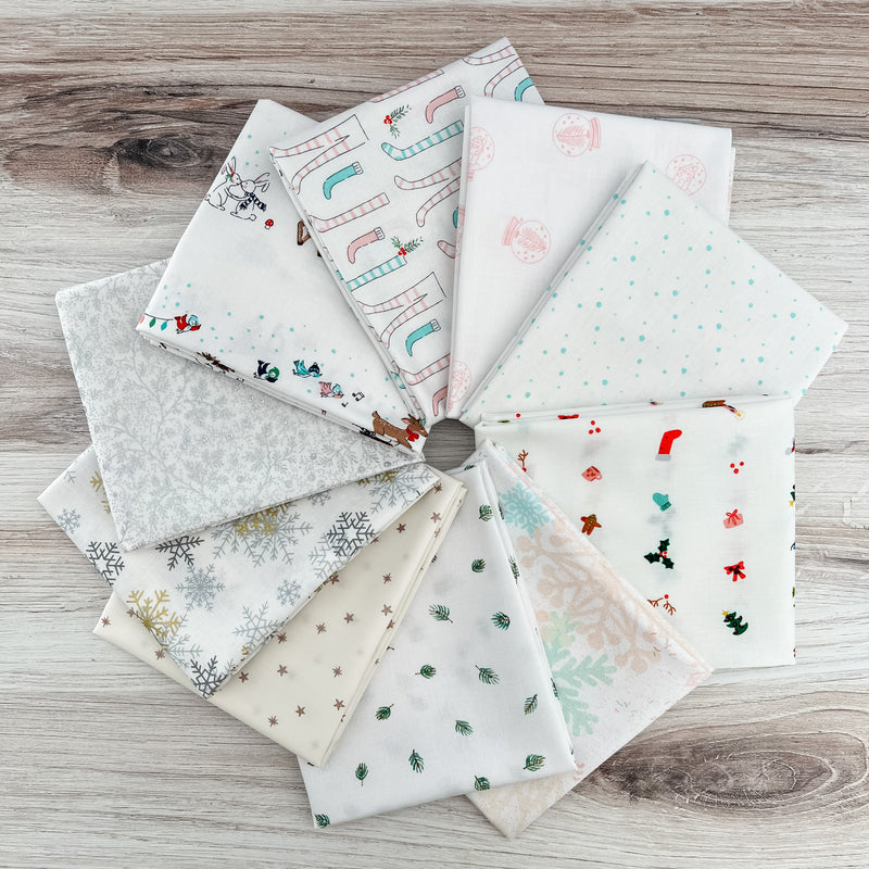 Christmas Pixie Low Volume Fat Quarter Bundle