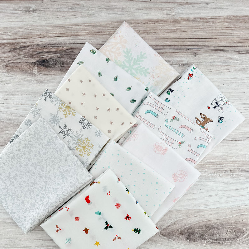 Christmas Pixie Low Volume Fat Quarter Bundle