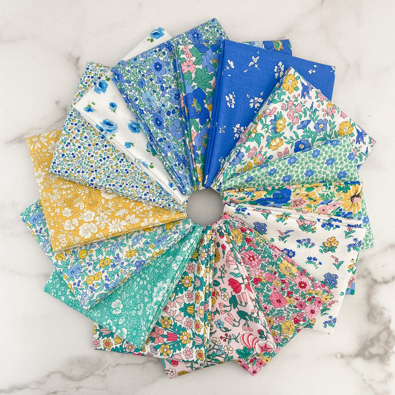 Liberty of London Flower Show Midnight for Riley Blake Designs Fat Quarter Bundle