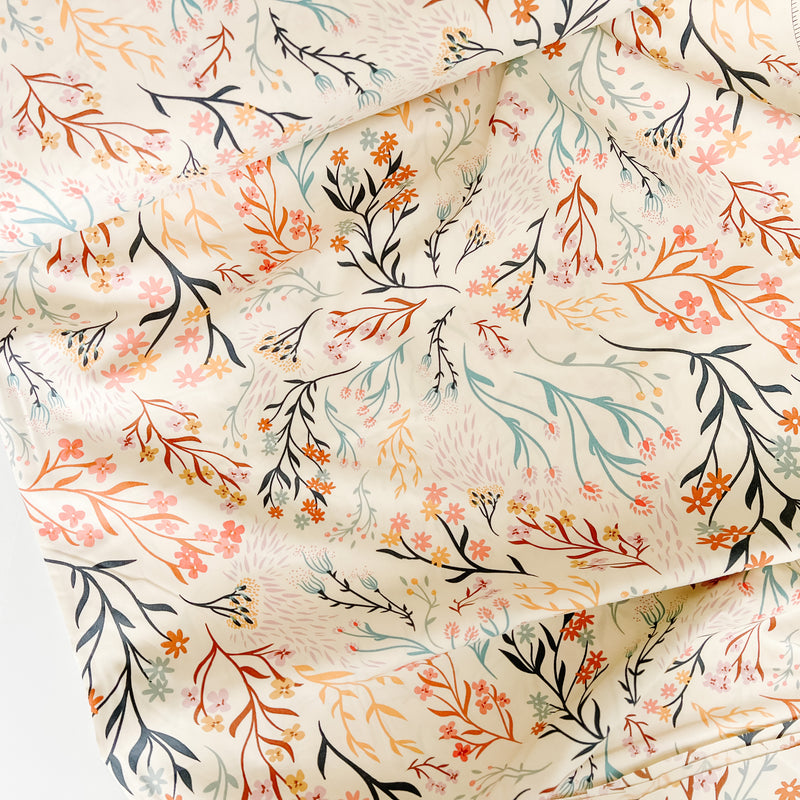 108 Wide Back Laurel Sienna by Art Gallery Fabrics