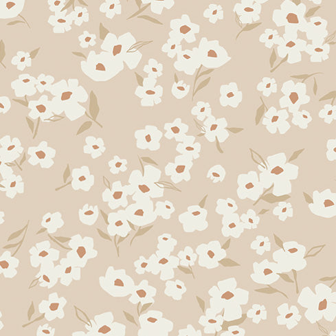108 Wide Back Spring Daisies Ecru by Art Gallery Fabrics