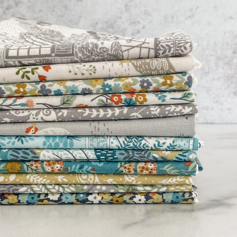 Claras Garden by Makower UK Fat Quarter Bundle