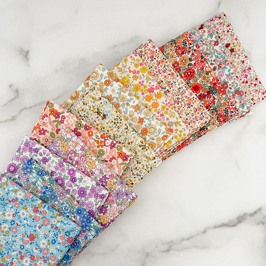 Sevenberry Florals for Robert Kaufman Fat Quarter Bundle