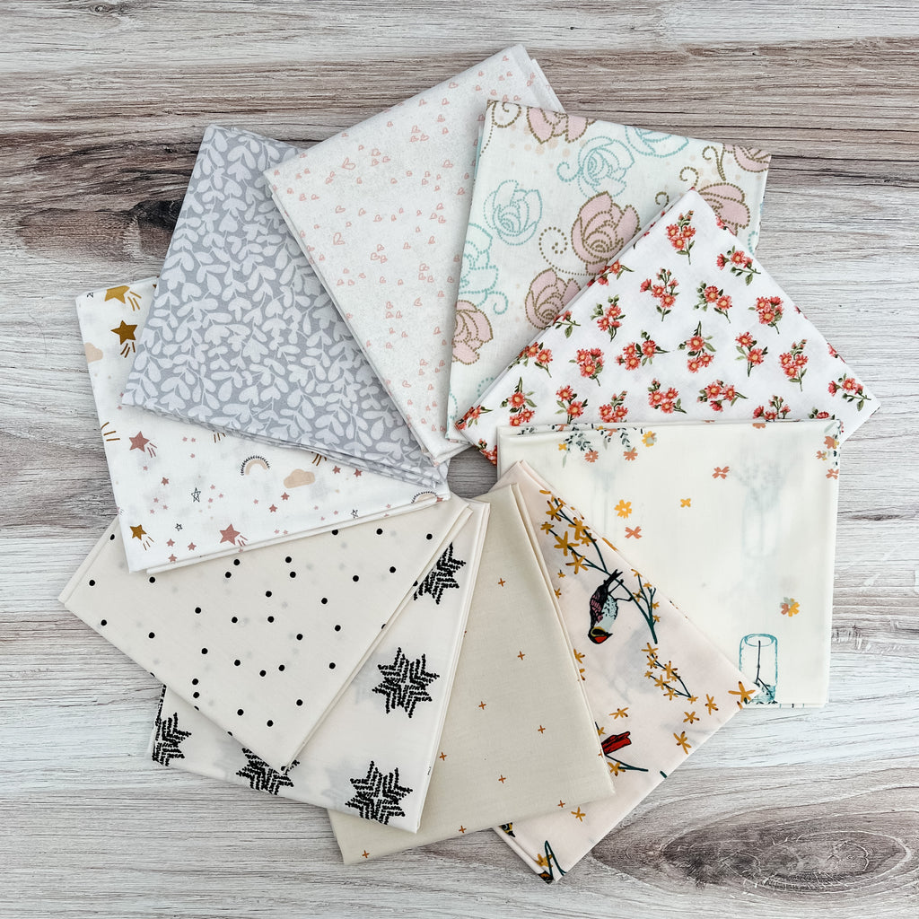 Woodberry Way: Halloween Low Volume Fabric Bundles