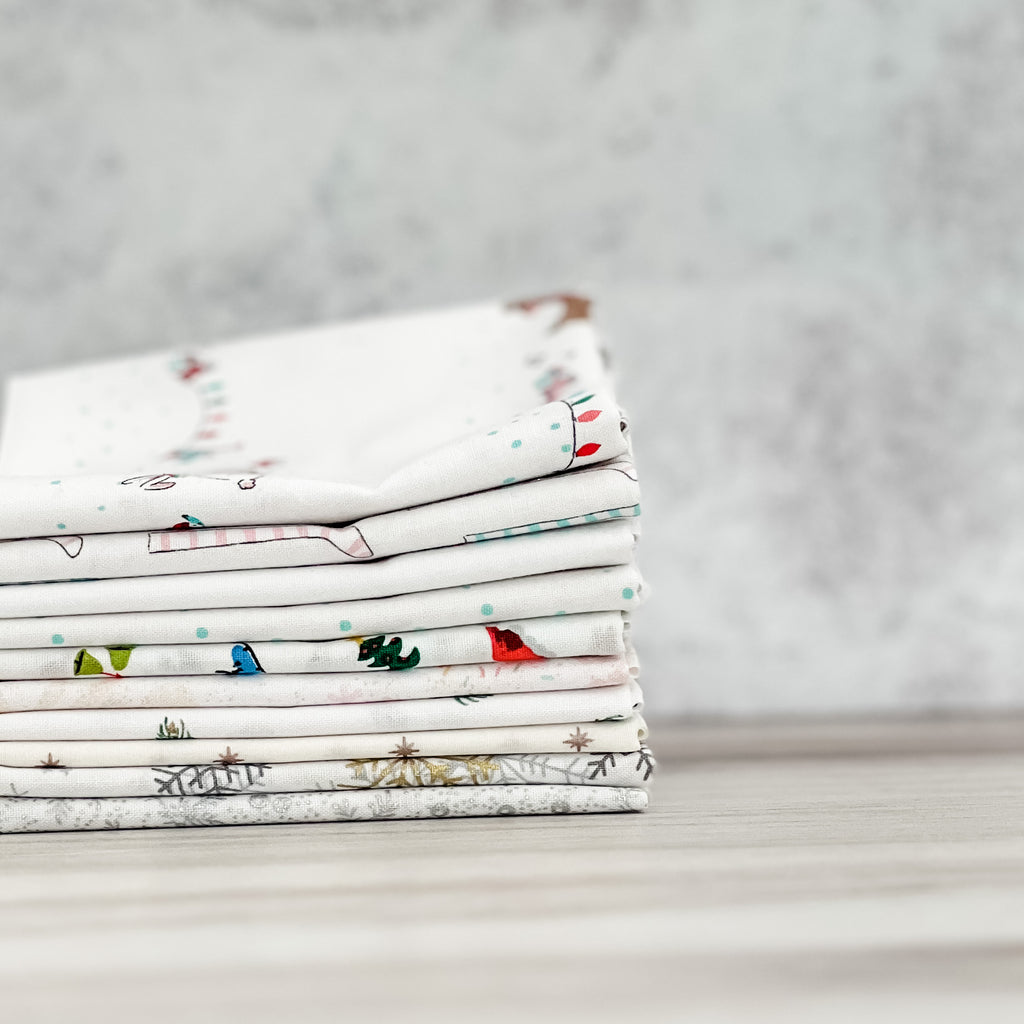 Christmas Pixie Low Volume Fat Quarter Bundle