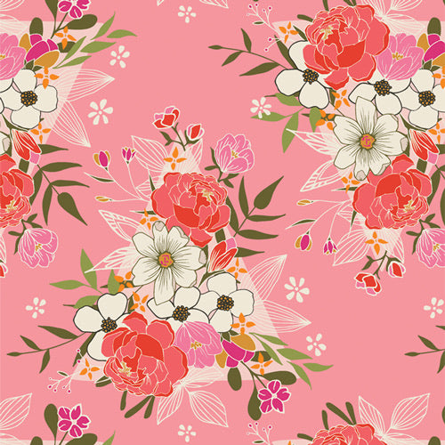 Flowering Love by Maureen Cracknell for Art Gallery Fabrics from Open Heart