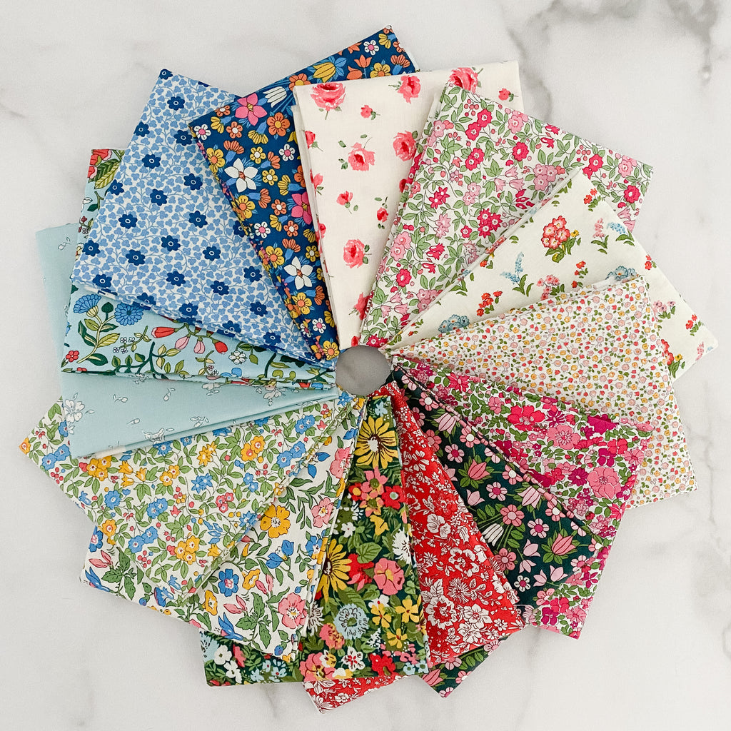 Liberty of London Flower Show Midsummer for Riley Blake Designs Fat Quarter Bundle