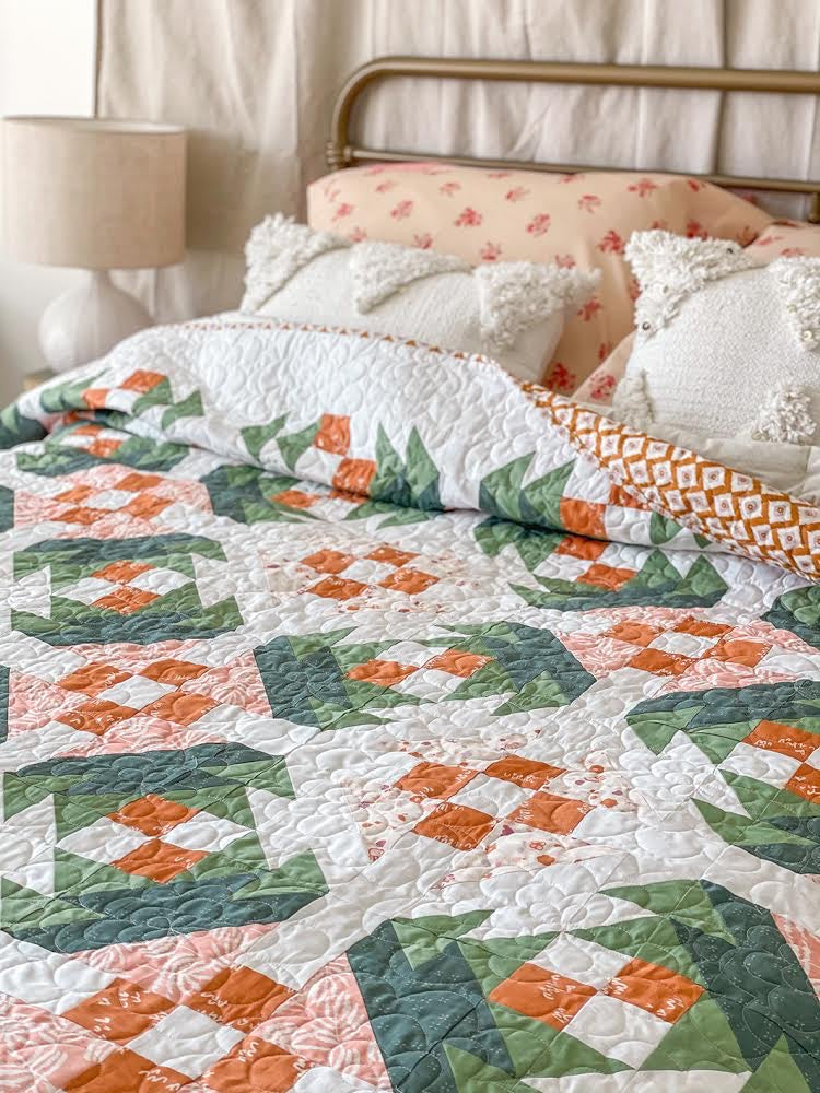 Prickly Pear Quilt Kit by Sharon Holland featuring Lilliput Fabrics