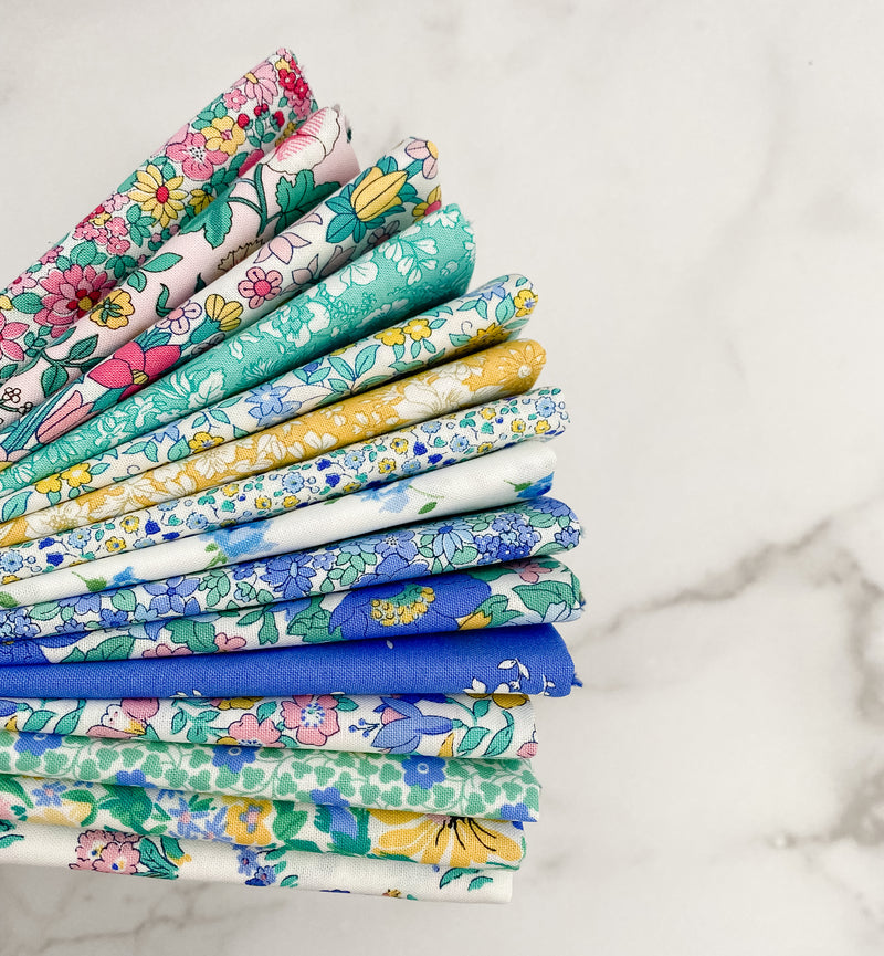 Liberty of London Flower Show Sunrise for Riley Blake Designs Fat Quarter Bundle