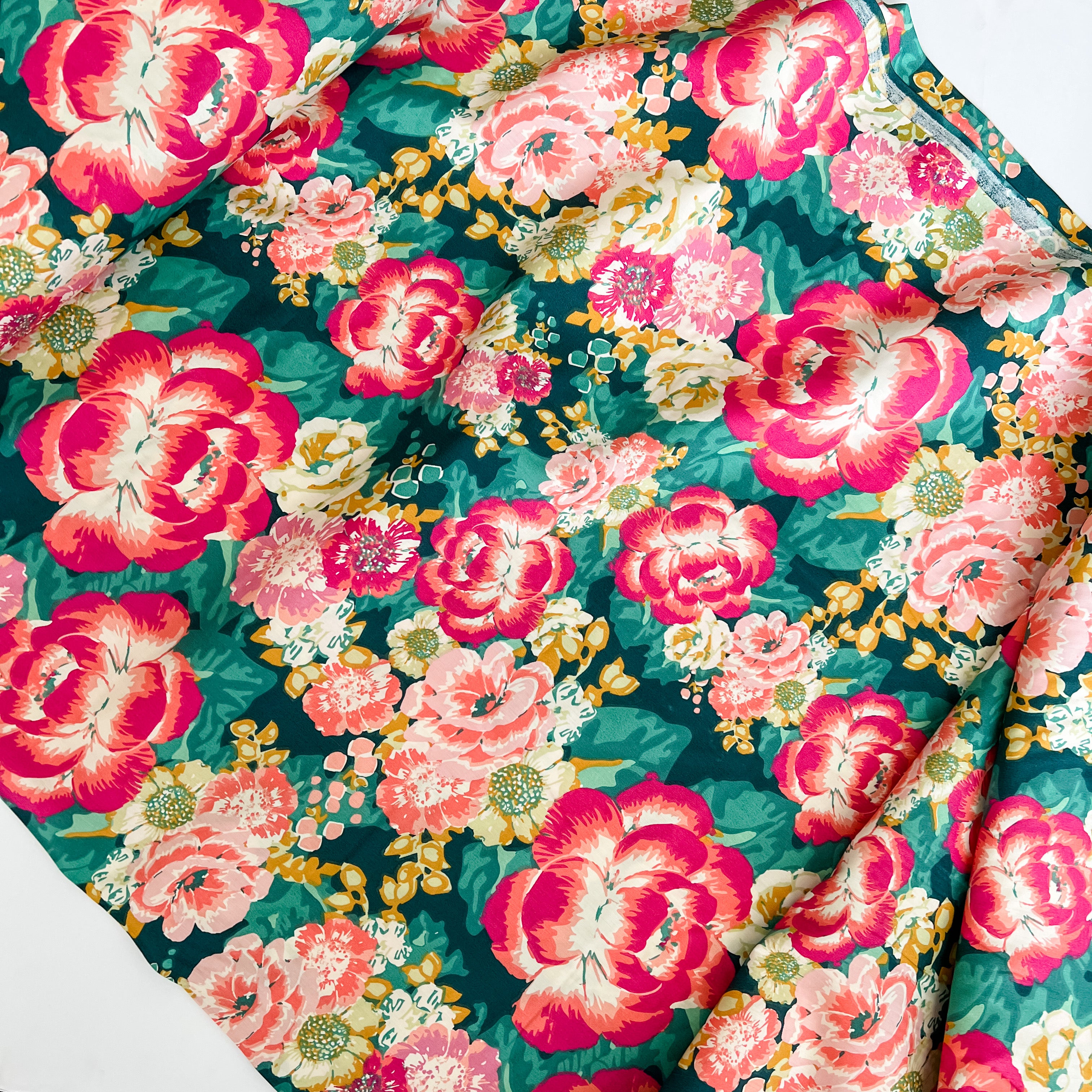 Big Rose Pattern Fabric