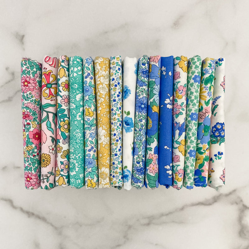 Liberty of London Flower Show Sunrise for Riley Blake Designs Fat Quarter Bundle