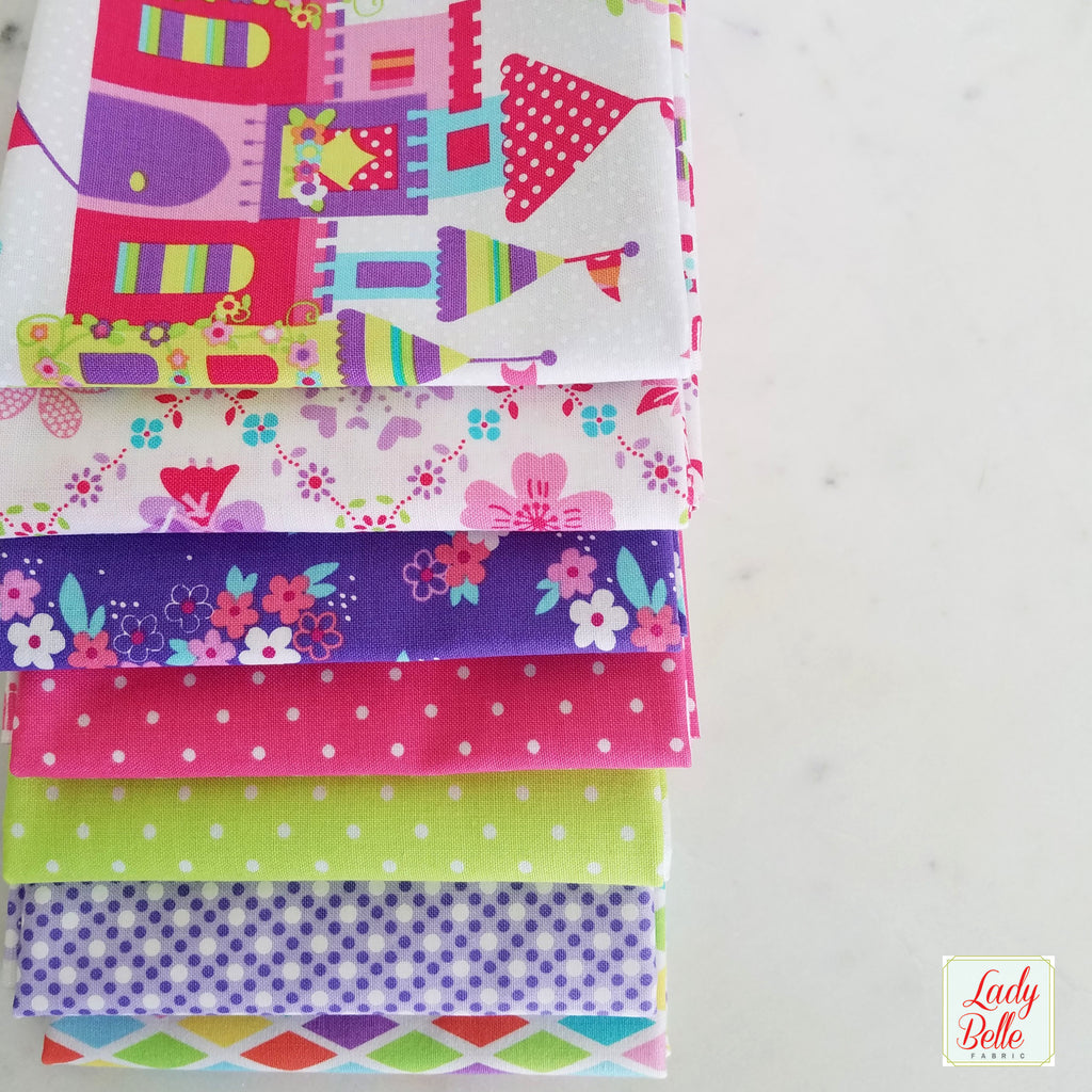 Pretty Princess Fat Quarter Bundle by Michael Miller Fabrics