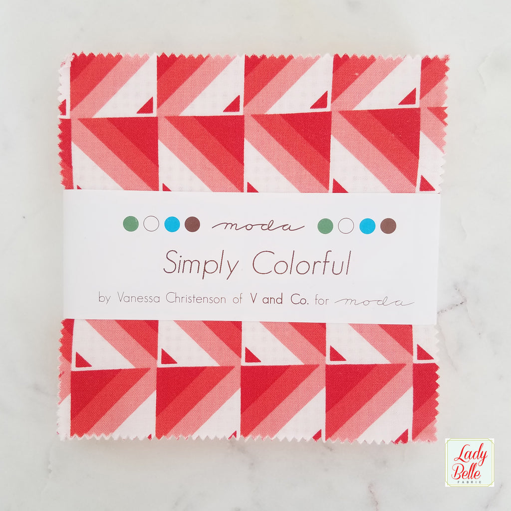 Simply Colorful by V and Co for Moda Charm Pack